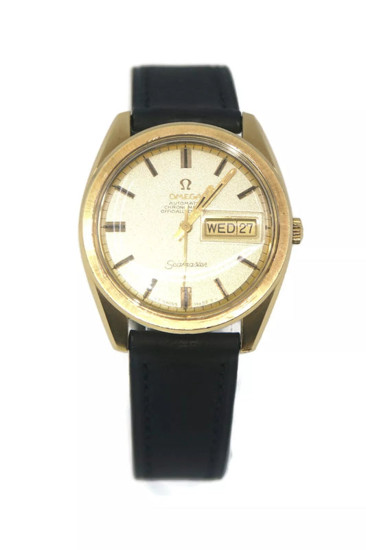 Omega Seamaster Day Date Stainless Steel Watch 168.032