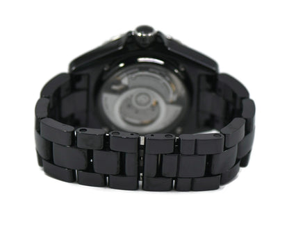 Chanel J12 Diamond Black Ceramic Watch H5702