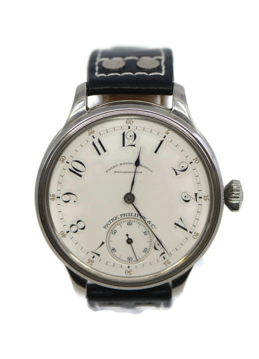 Patek Philippe Bailey Banks & Biddle Pocket Convert Stainless Steel Watch
