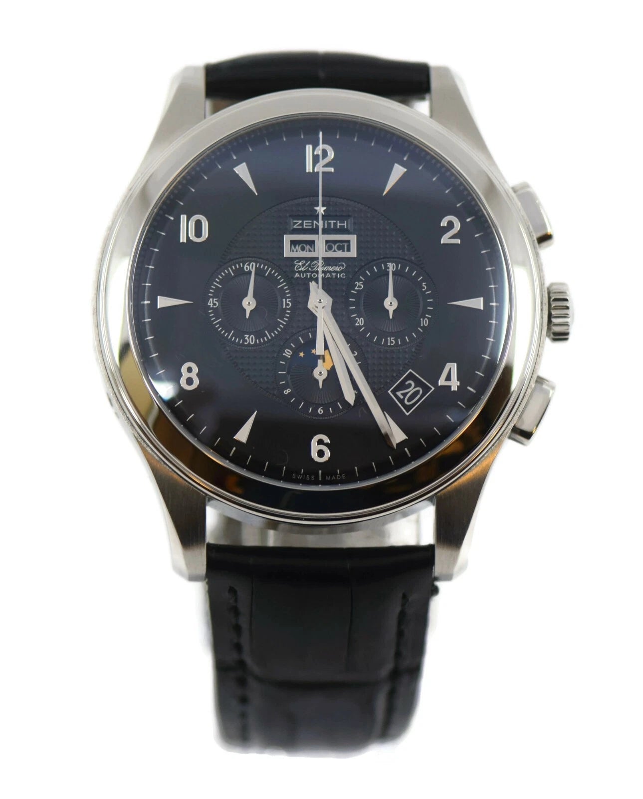 Zenith El Primero Grand Class Chronograph Stainless Steel Watch 03.0520.4100