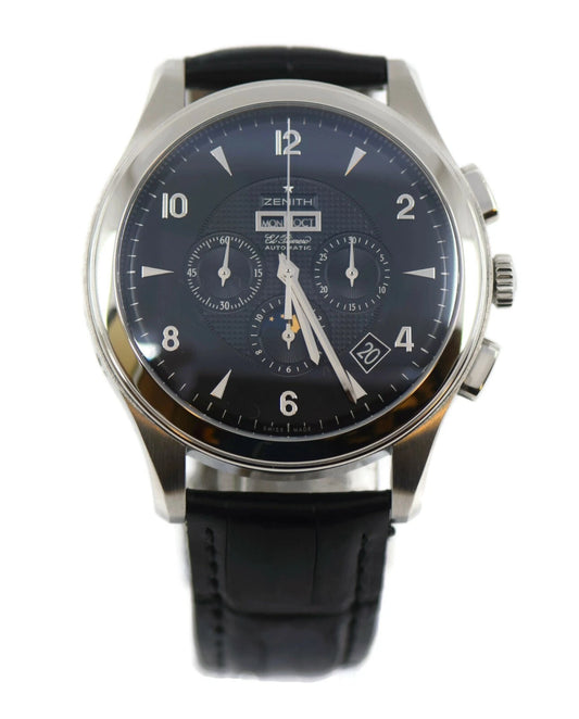 Zenith El Primero Grand Class Chronograph Stainless Steel Watch 03.0520.4100