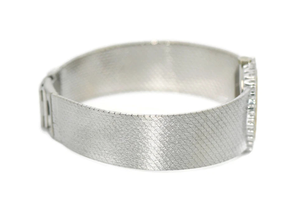 Patek Philippe Vintage Diamond 18K White Gold Watch 3355