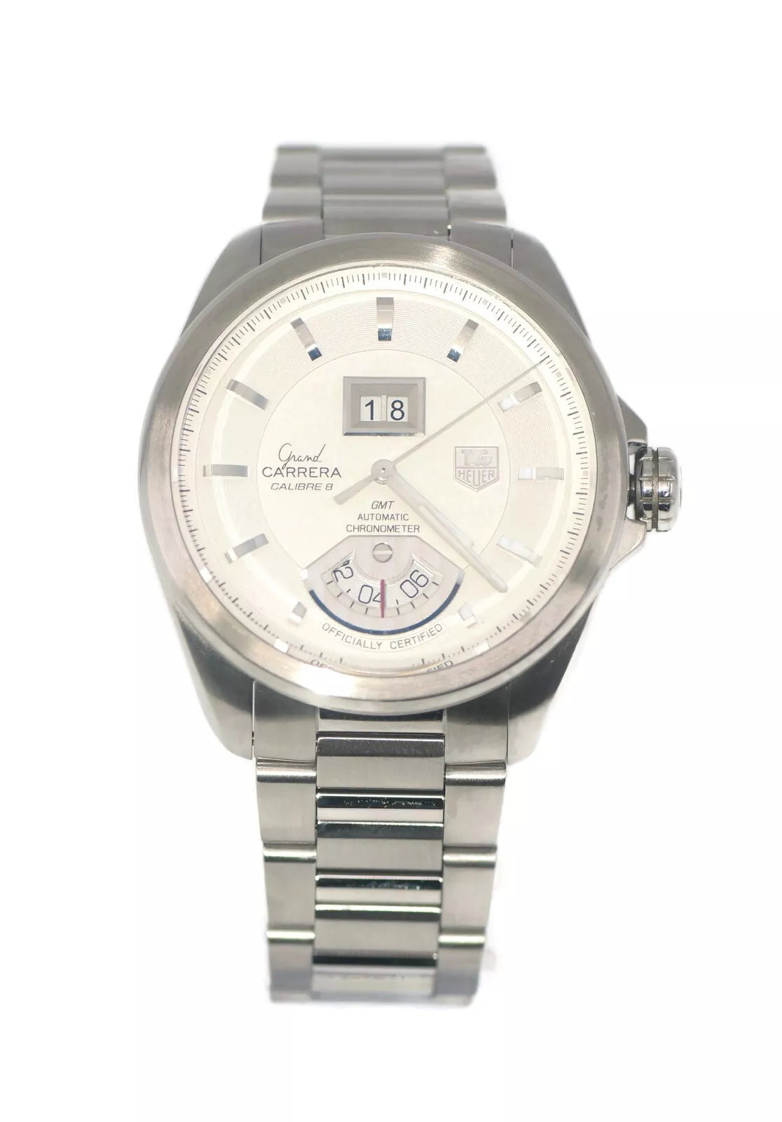 Tag Heuer Grand Carrera Stainless Steel Watch WAV5112