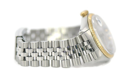 Rolex Oyster Perpetual Date Two Tone Stainless Steel Watch 1505