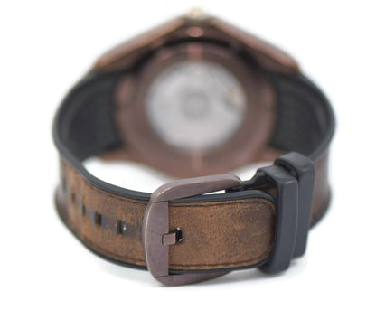 Corum Bubble Limited Edition Brown Stainless Steel Watch 082.311.98