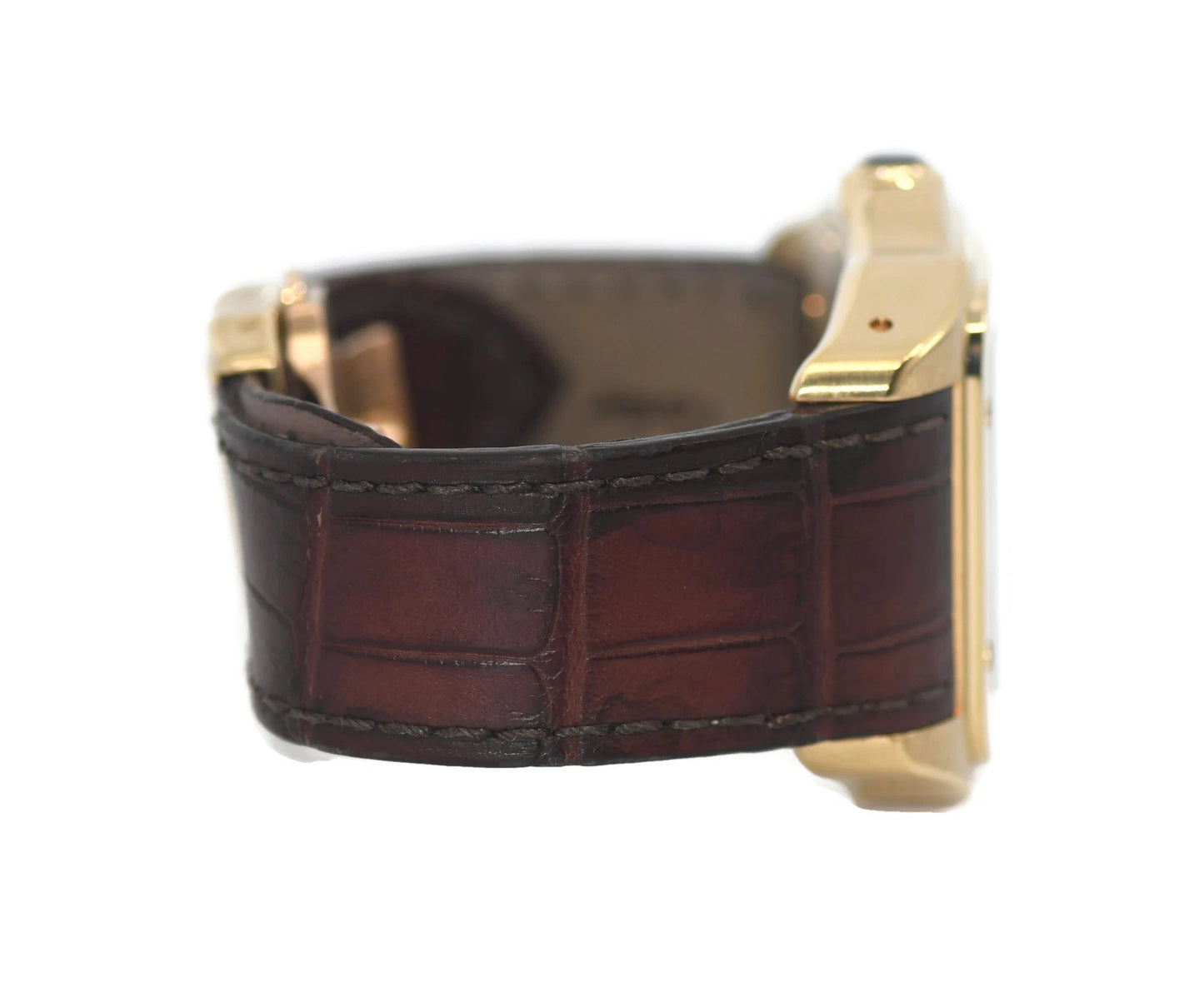 Cartier Santos 100 Large 18K Yellow Gold Watch W20071Y1