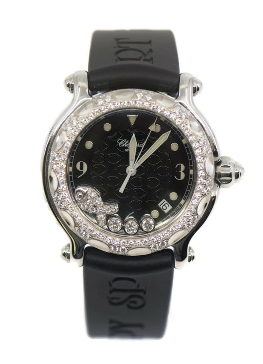 Chopard Happy Fish Diamond Stainless Steel Watch 288347
