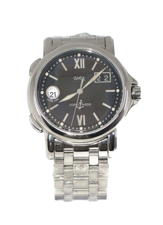 Ulysse Nardin San Marco GMT Stainless Steel Watch 223-88