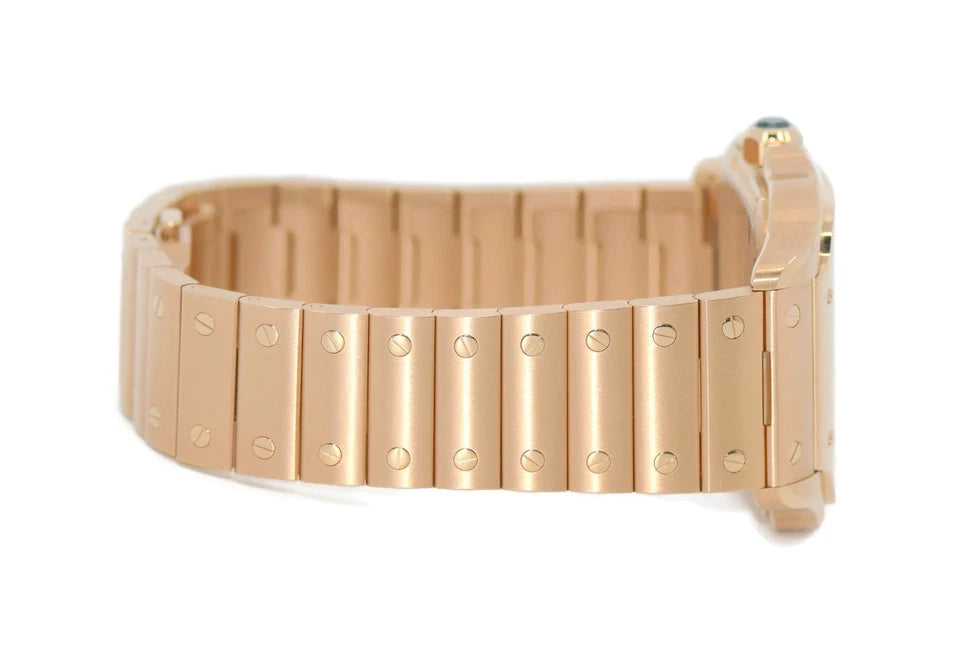 Cartier Santos Skeleton 18K Rose Gold Watch WHSA0016
