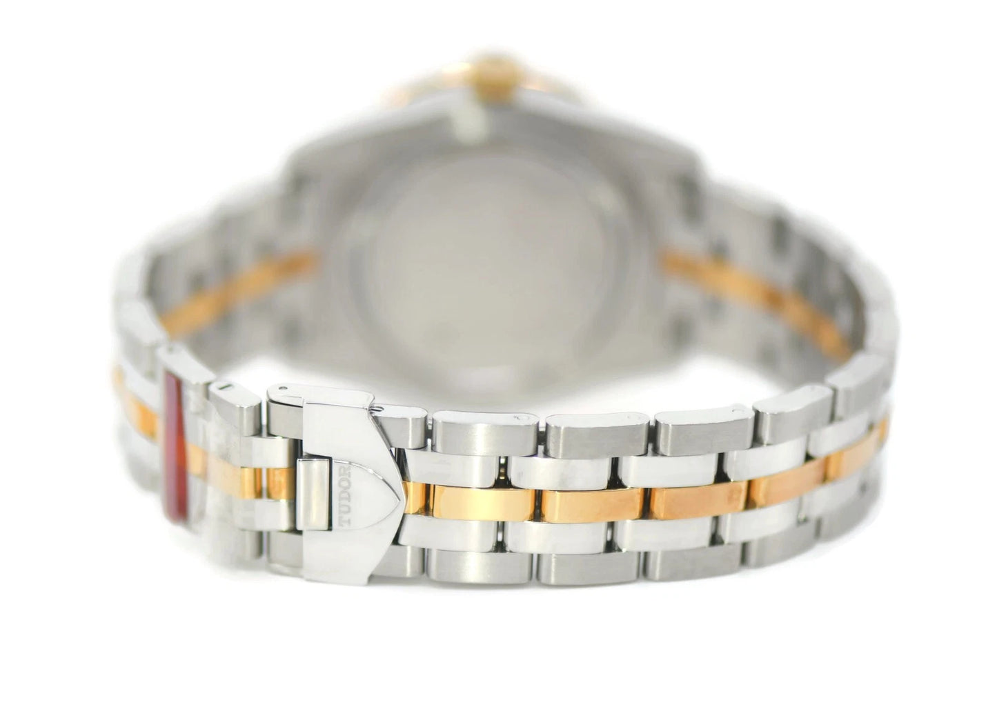 Tudor Glamour Date Diamond 18K/Stainless Steel Watch 55023