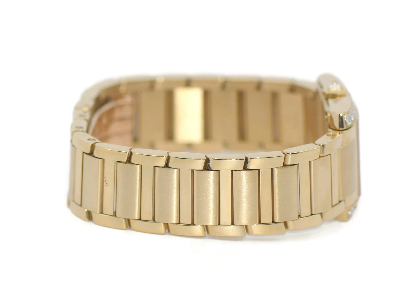Cartier Tank Francaise Diamond 18K Yellow Gold Watch WJTA0039