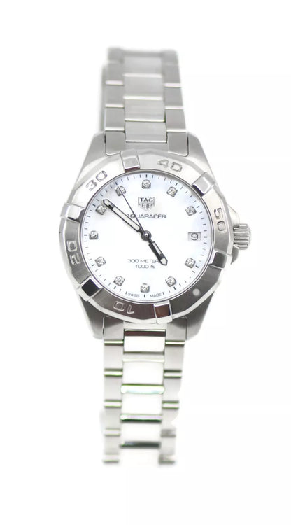 Tag Heuer Aquaracer Diamond Stainless Steel Watch WBD1314