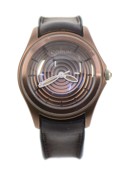 Corum Bubble Limited Edition Brown Stainless Steel Watch 082.311.98