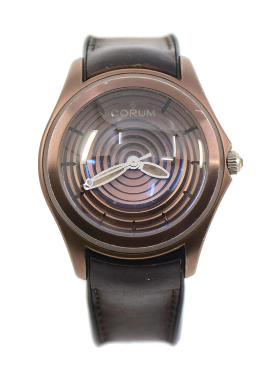 Corum Bubble Limited Edition Brown Stainless Steel Watch 082.311.98