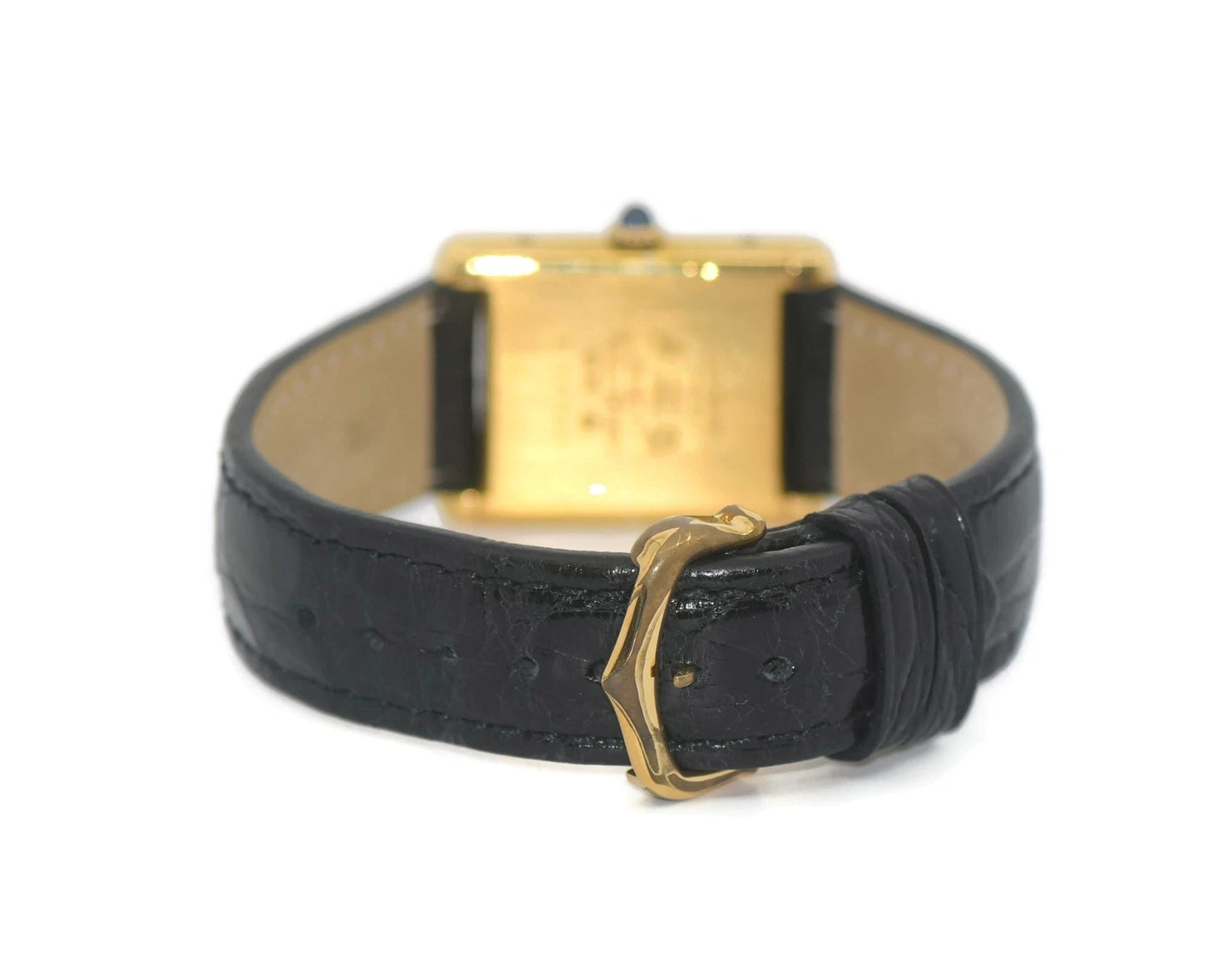 Cartier Tank Must Gold Plated Sterling Silver Watch