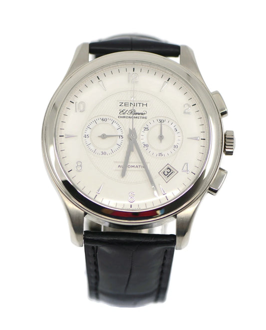 Zenith El Primero 18K White Gold Watch 65.0520.4002