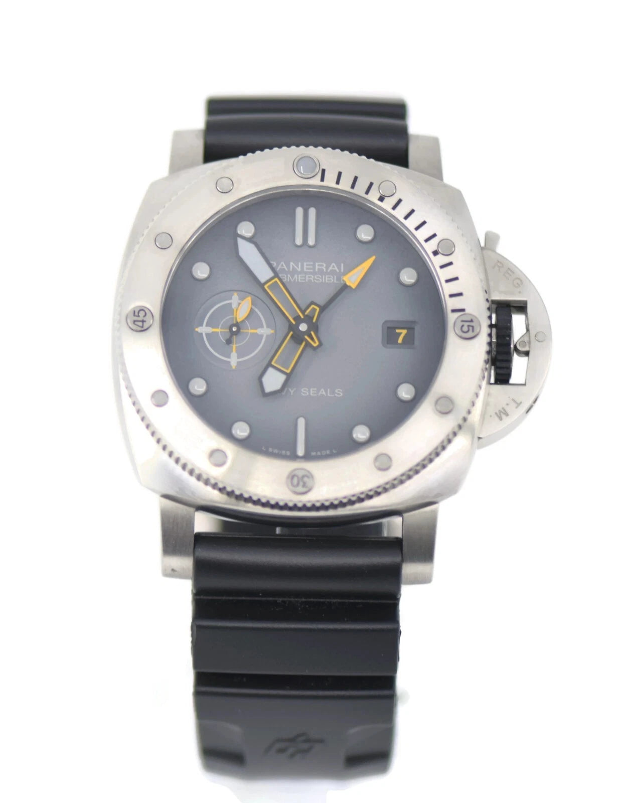 Panerai Submersible Navy Seal Stainless Steel Watch PAM1323