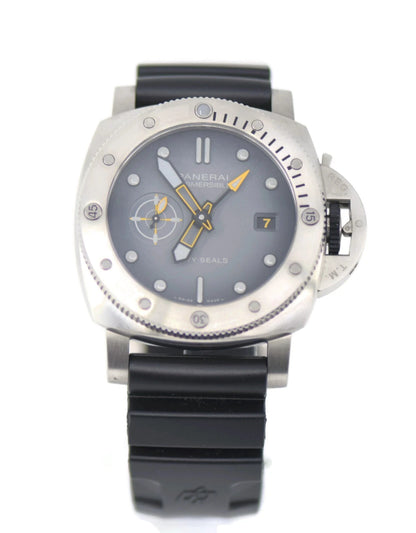 Panerai Submersible Navy Seal Stainless Steel Watch PAM1323