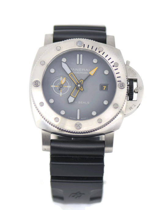 Panerai Submersible Navy Seal Stainless Steel Watch PAM1323