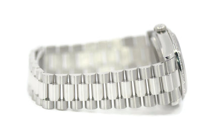 Rolex Day Date Diamond Meteorite Platinum Watch 118346