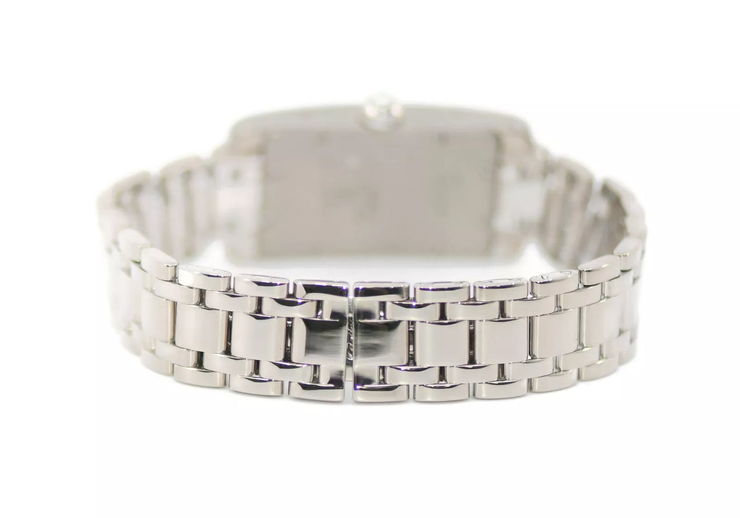 Cartier Tank Americaine Diamond 18K White Gold Watch 1713