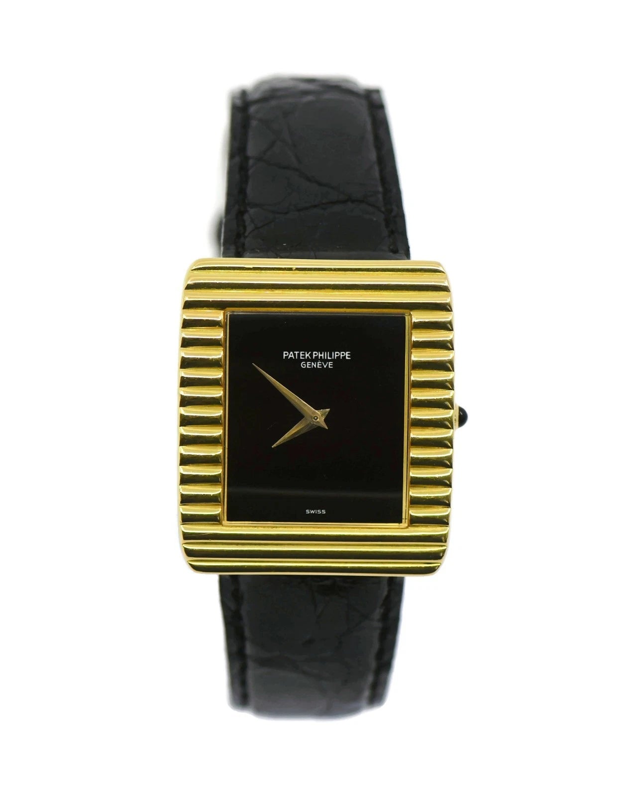 Patek Philippe Gondolo Onyx 18K Yellow Gold Watch 3633