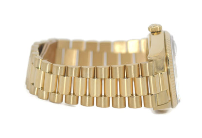Rolex Day Date Wood Dial 18K Yellow Gold Watch 18038