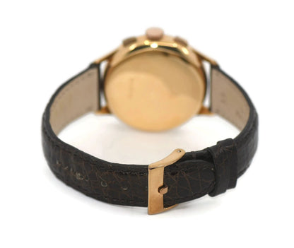Jaeger Vintage Chronograph 18K Rose Gold Watch