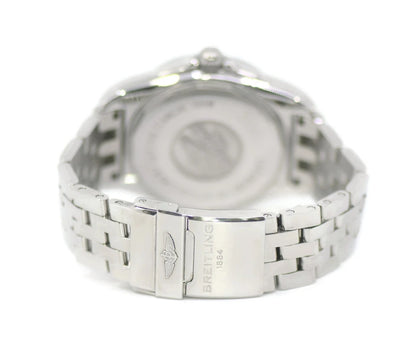 Breitling Galactic Unitime Stainless Steel Watch WB3510