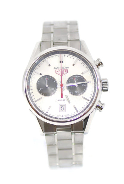 Tag Heuer Carrera Cal 17 Chronograph Stainless Steel Watch CV2119