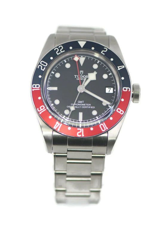 Tudor Black Bay GMT Pepsi Stainless Steel Watch 79830RB