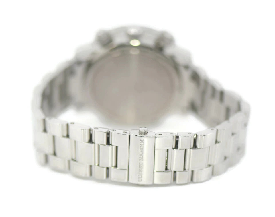 Ulysse Nardin Marine Chronograph Stainless Steel Watch 353-88