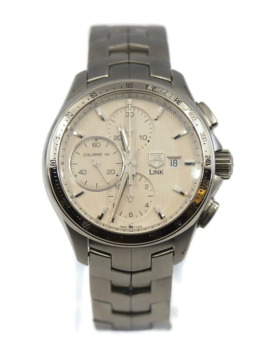 Tag Heuer Link Chronograph Stainless Steel Watch CAT2011