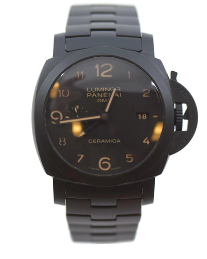 Panerai Luminor GMT Tuttonero Black Ceramic Watch PAM438