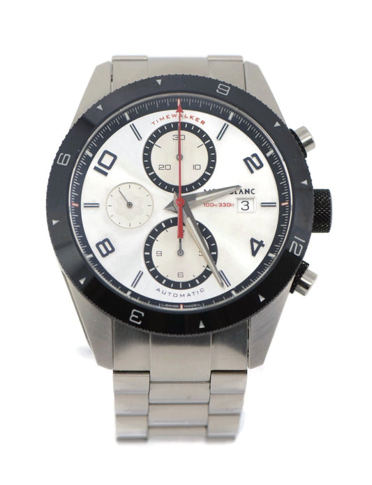 Montblanc Timewalker Chronograph Stainless Steel Watch 7424