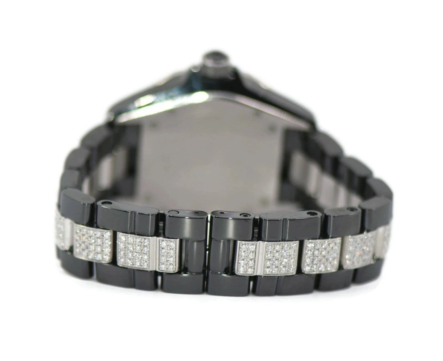 Chanel J12 Diamond Black Ceramic Watch H1339