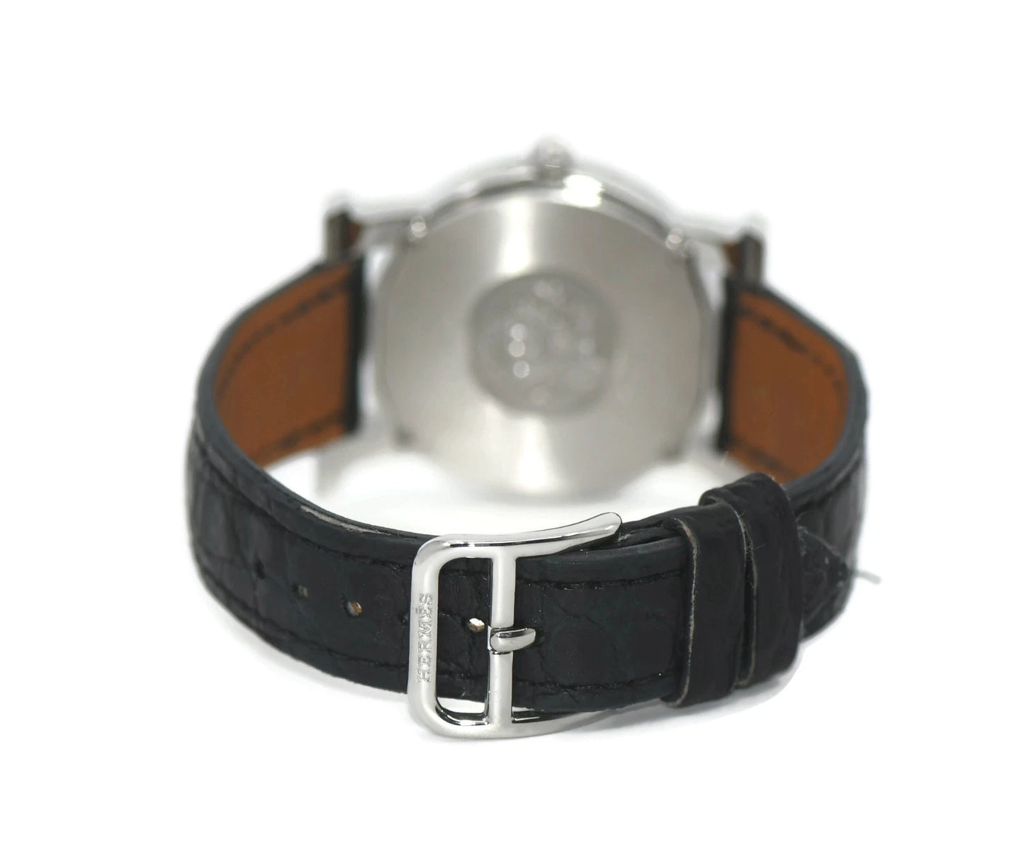Hermes Heure Diamond Stainless Steel Watch HR1.530