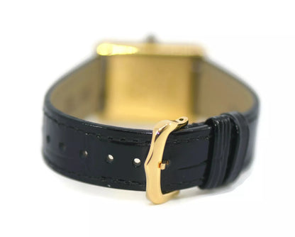 Cartier Tank Must Gold Plated Sterling Silver Watch
