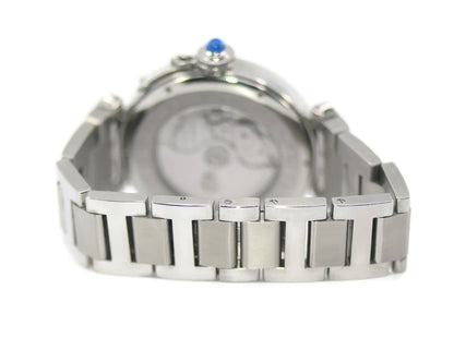 Cartier Pasha Moon Phase Stainless Steel Watch W31093M7
