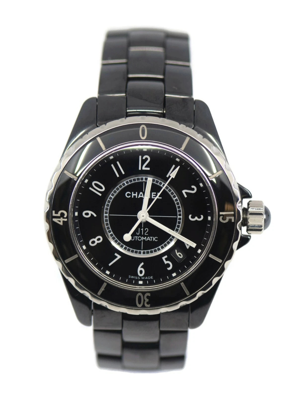 Chanel J12 Black Ceramic Automatic Watch H5697