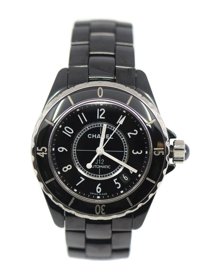 Chanel J12 Black Ceramic Automatic Watch H5697