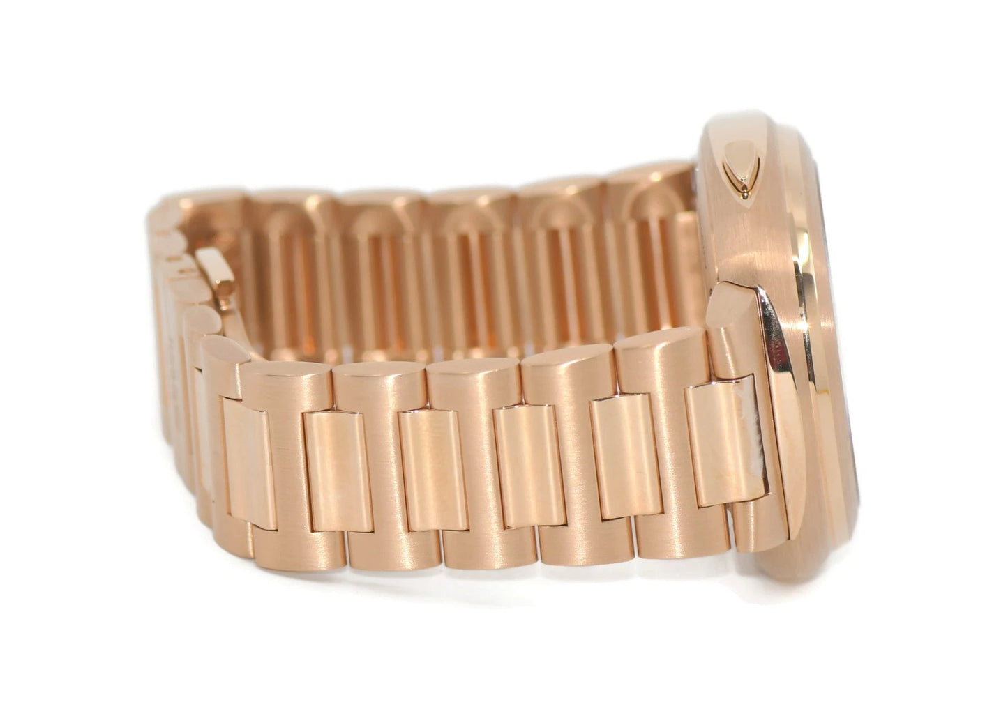 Hermes Cut Le Temps Suspendu 18K Rose Gold Watch SD2.870A