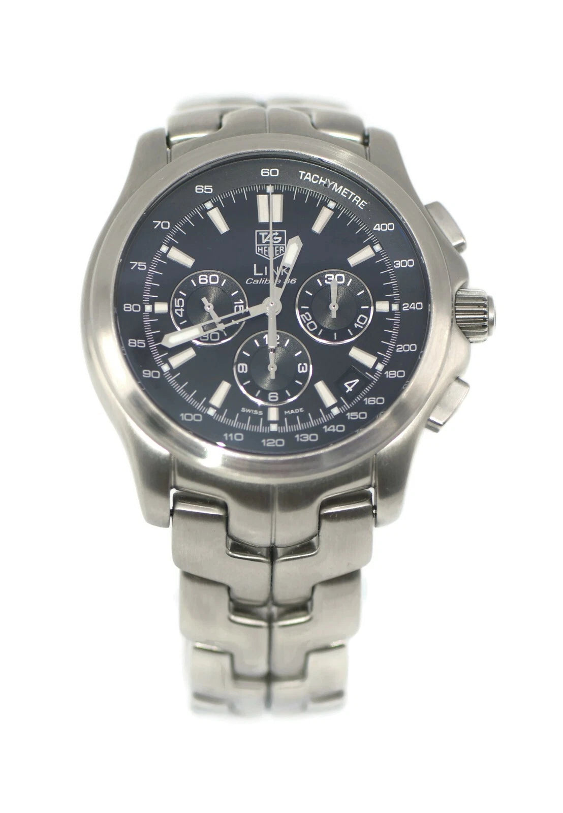 Tag Heuer Link Cal 36 Chronograph Stainless Steel Watch CT511A