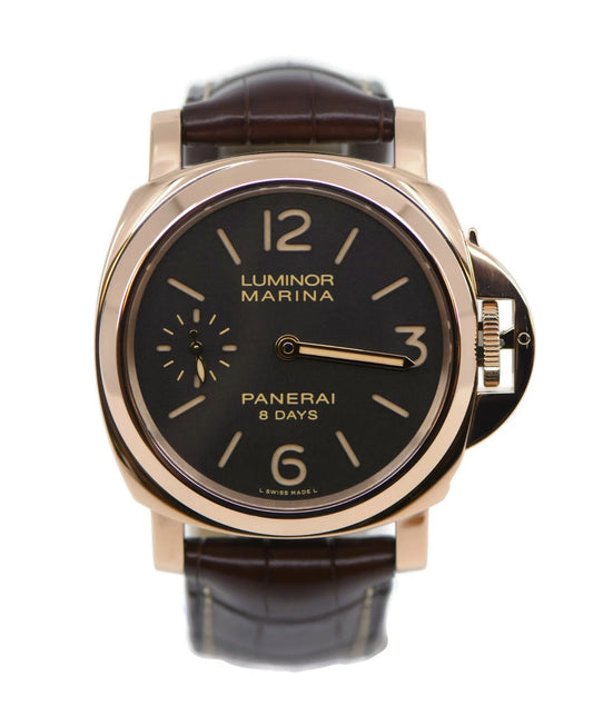 Panerai Luminor Marina 8 Days 18K Rose Gold Watch PAM511