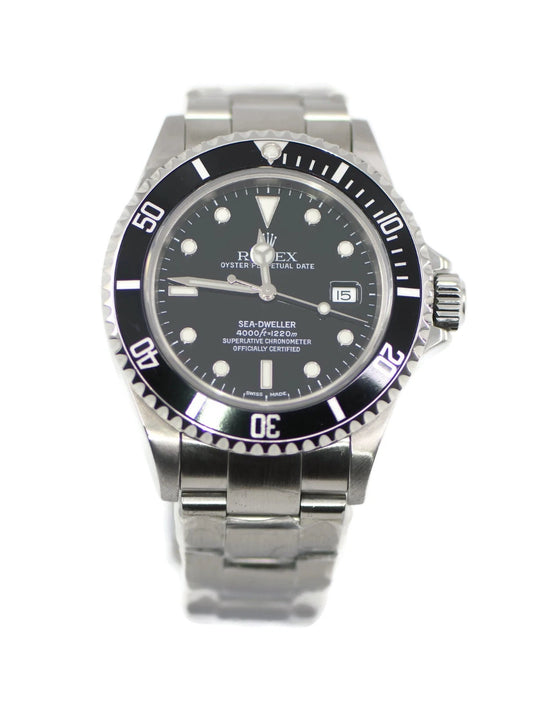 Rolex Sea Dweller Stainless Steel Watch 16600