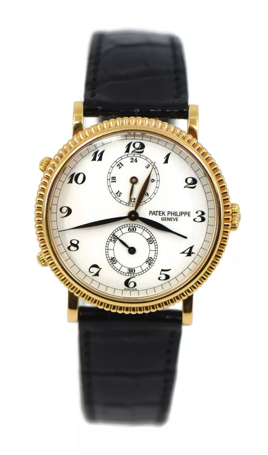 Patek Philippe Travel Time 18K Yellow Gold Watch 5034J