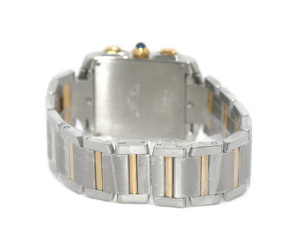 Cartier Tank Chronograph 18K/Stainless Steel Watch W51004Q4