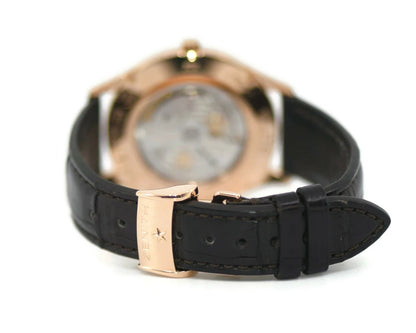Zenith Elite Diamond 18K Rose Gold Watch 22.2010.681