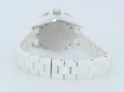 Chanel J12 Diamond White Ceramic Watch H1628