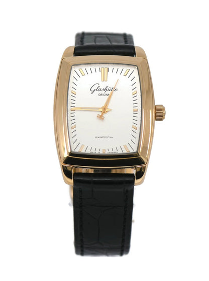 Glashutte Serenade Karree 18K Rose Gold Watch 3952515104